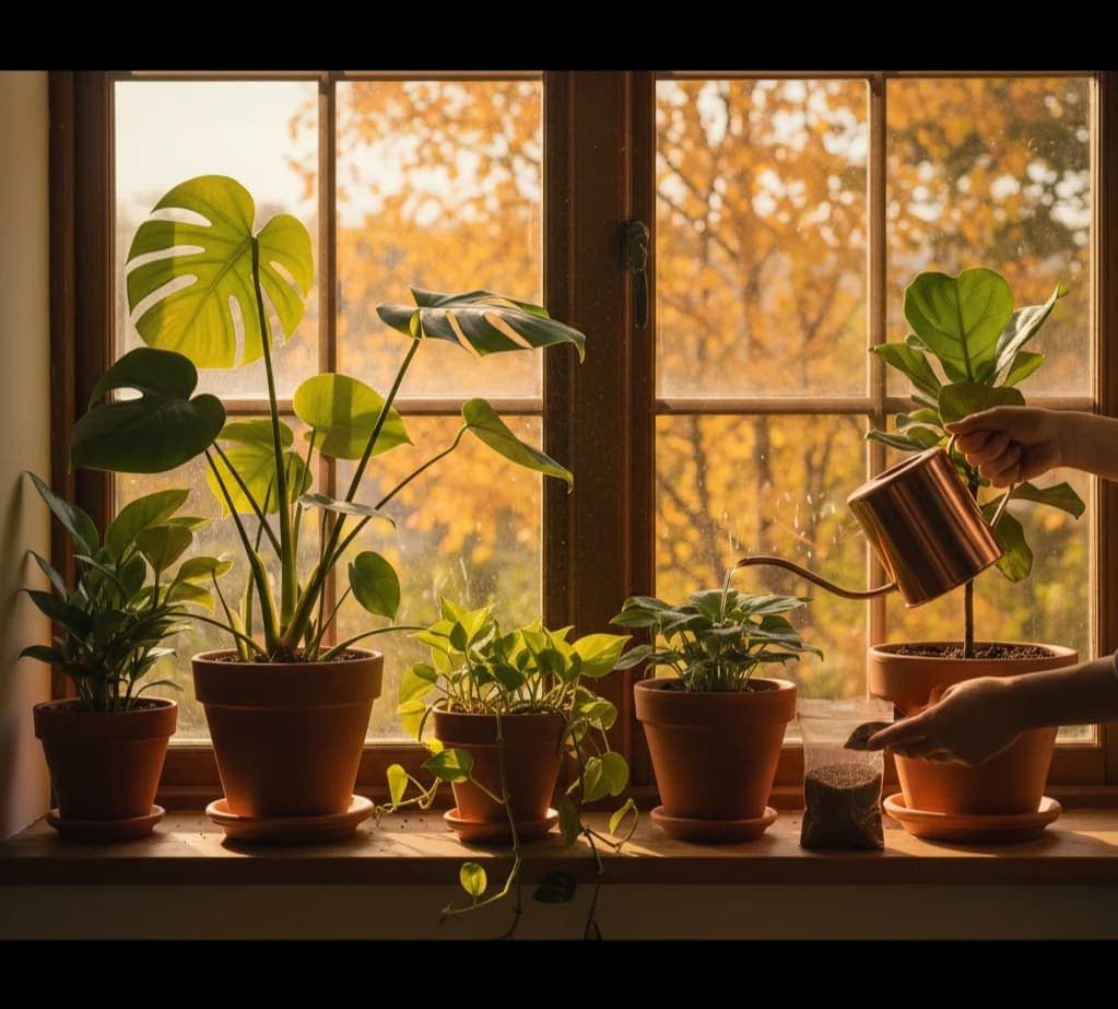 Kaip paruošti kambarinius augalus rudeniui: laistymas, tręšimas ir šviesos trūkumas