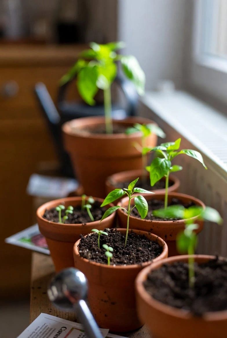 Paprika iš sėklų: auginimas namuose žiemą ir pavasarį