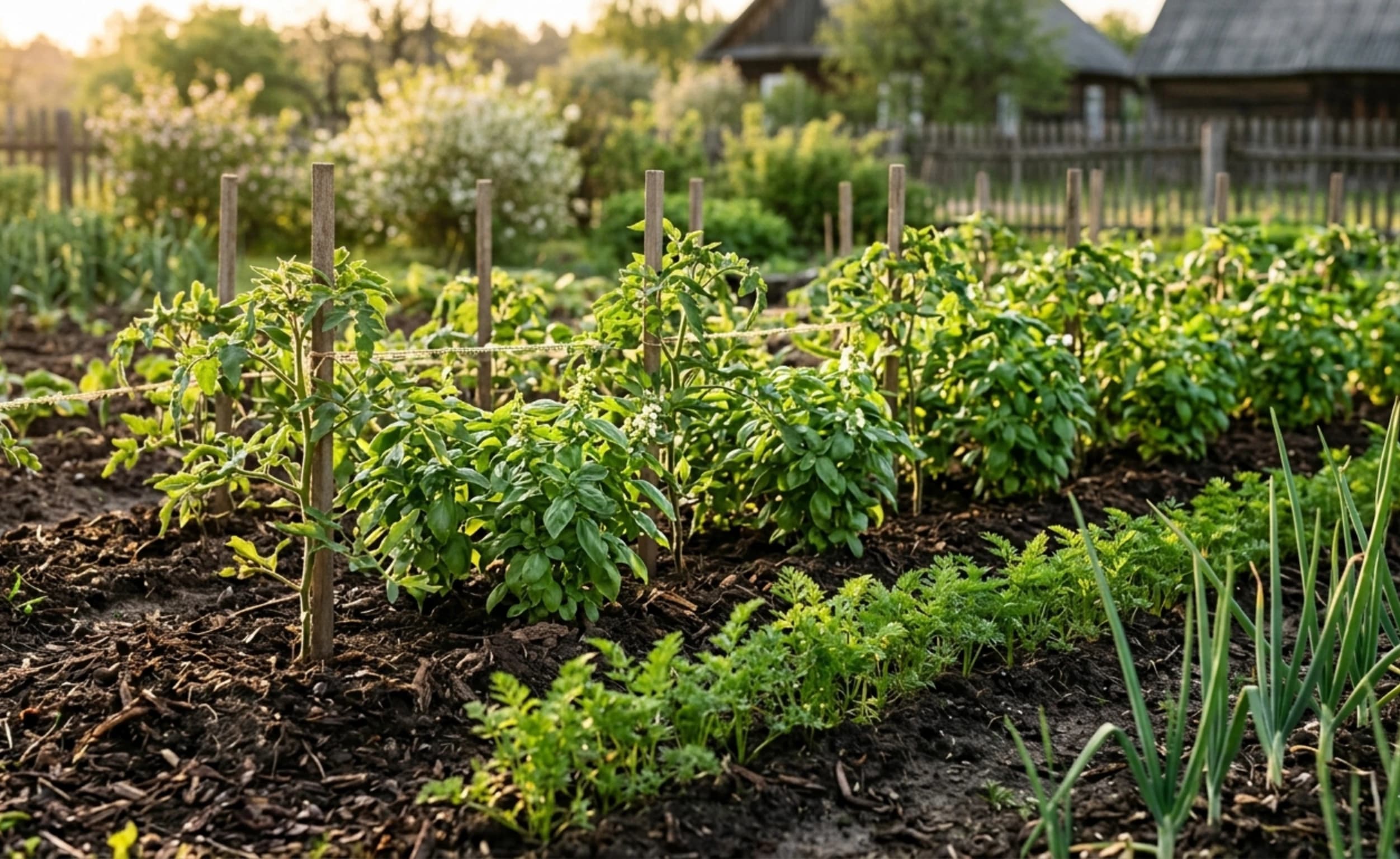 Companion planting: kurios daržovės auga kartu