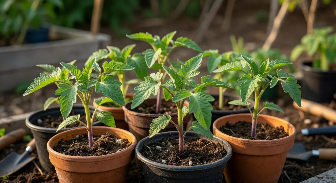 Pomidorų daigai: kada persodinti ir kaip paruošti lauke sodinimui