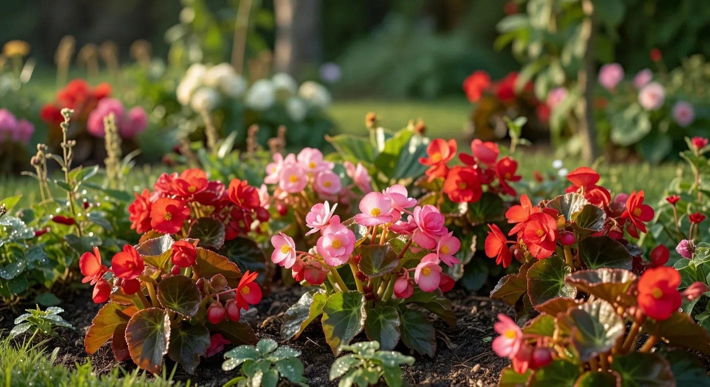 Begonija semperflorens: sodinimas lauke ir priežiūra vasarą